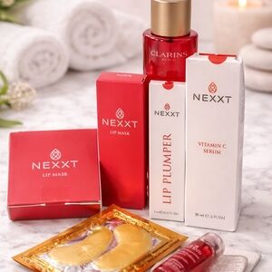 Nexxt Beauty Bundle – Lip Mask, Lip Plumper & Vitamin C Serum + Extra Beauty